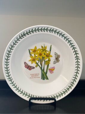 Portmeirion The Botanic Garden 1972 Small Narcissus Soup Plate Like New